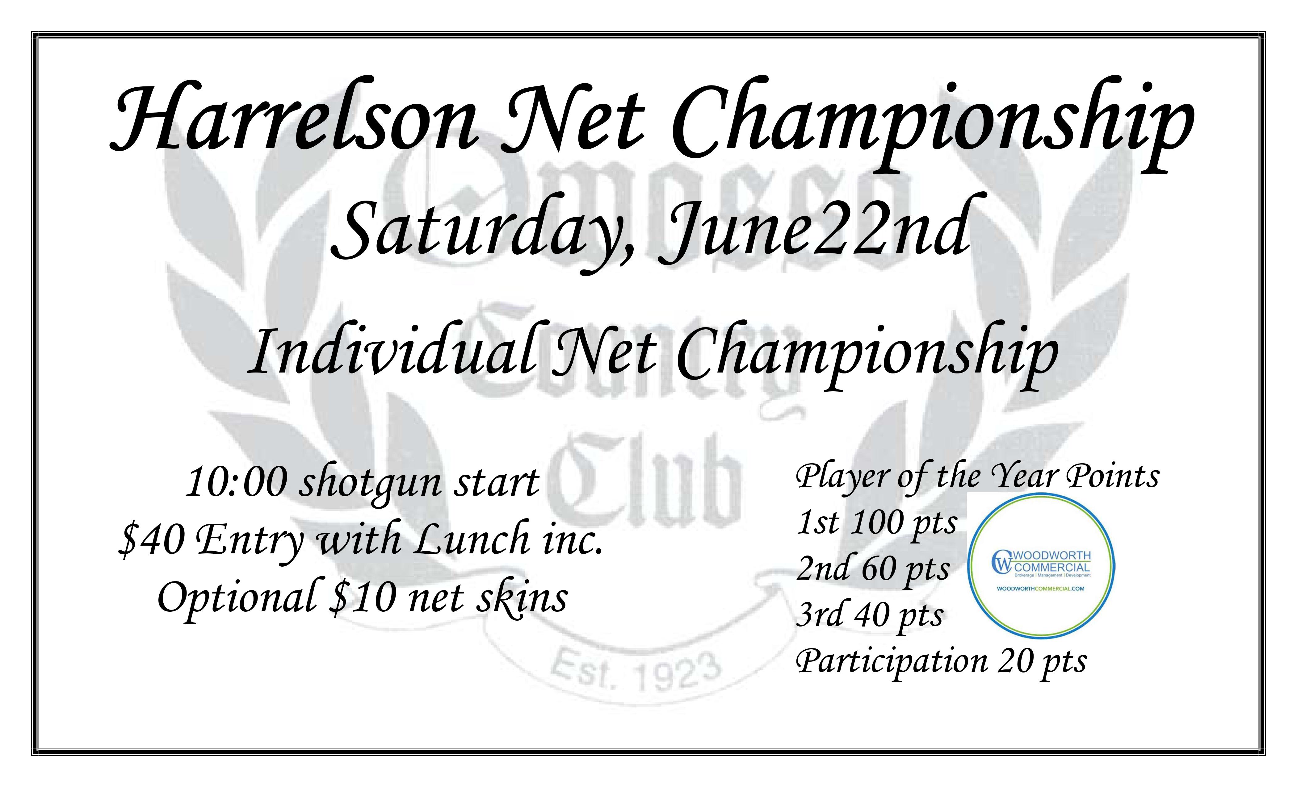 2024 Harrelson Net Championship