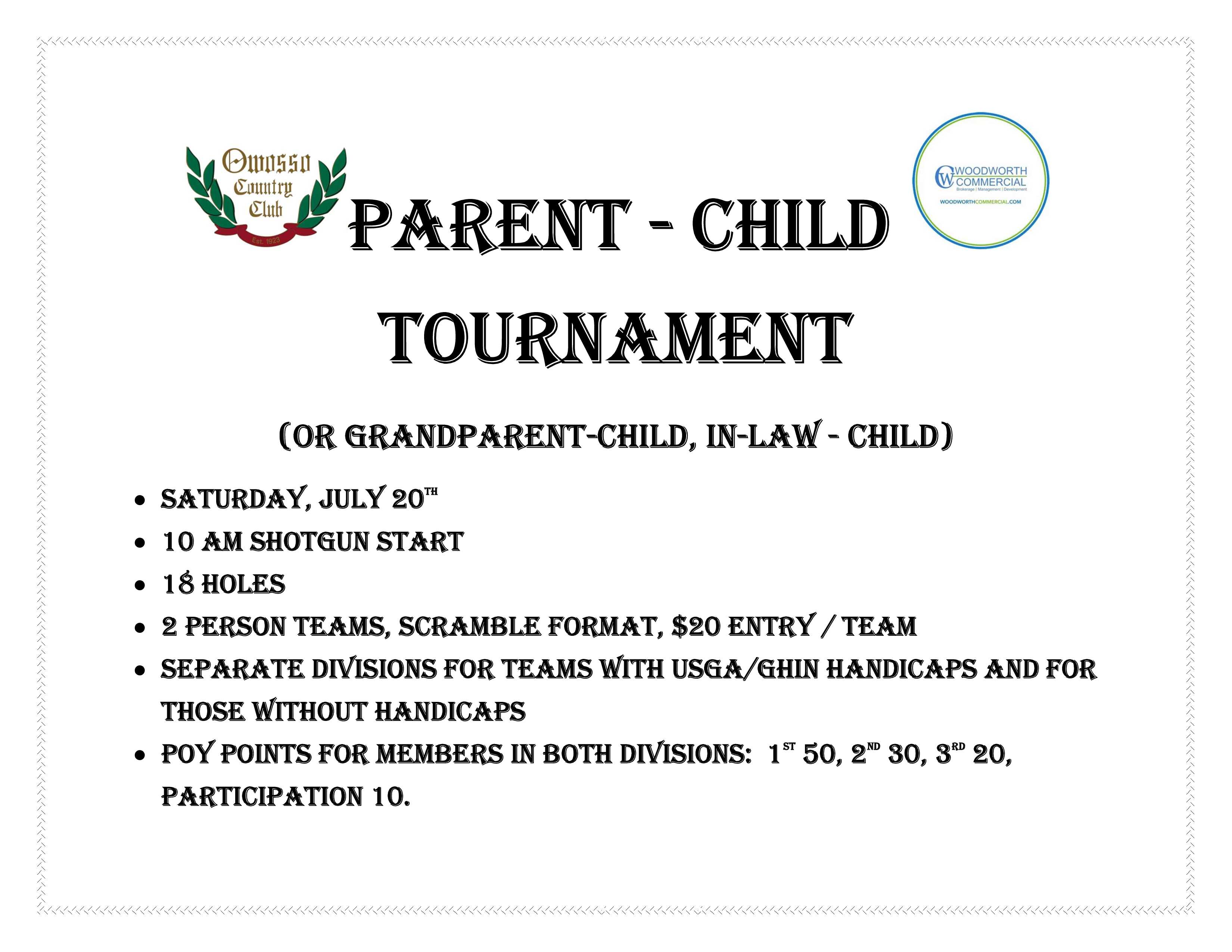 2024 Parent Child Tournament