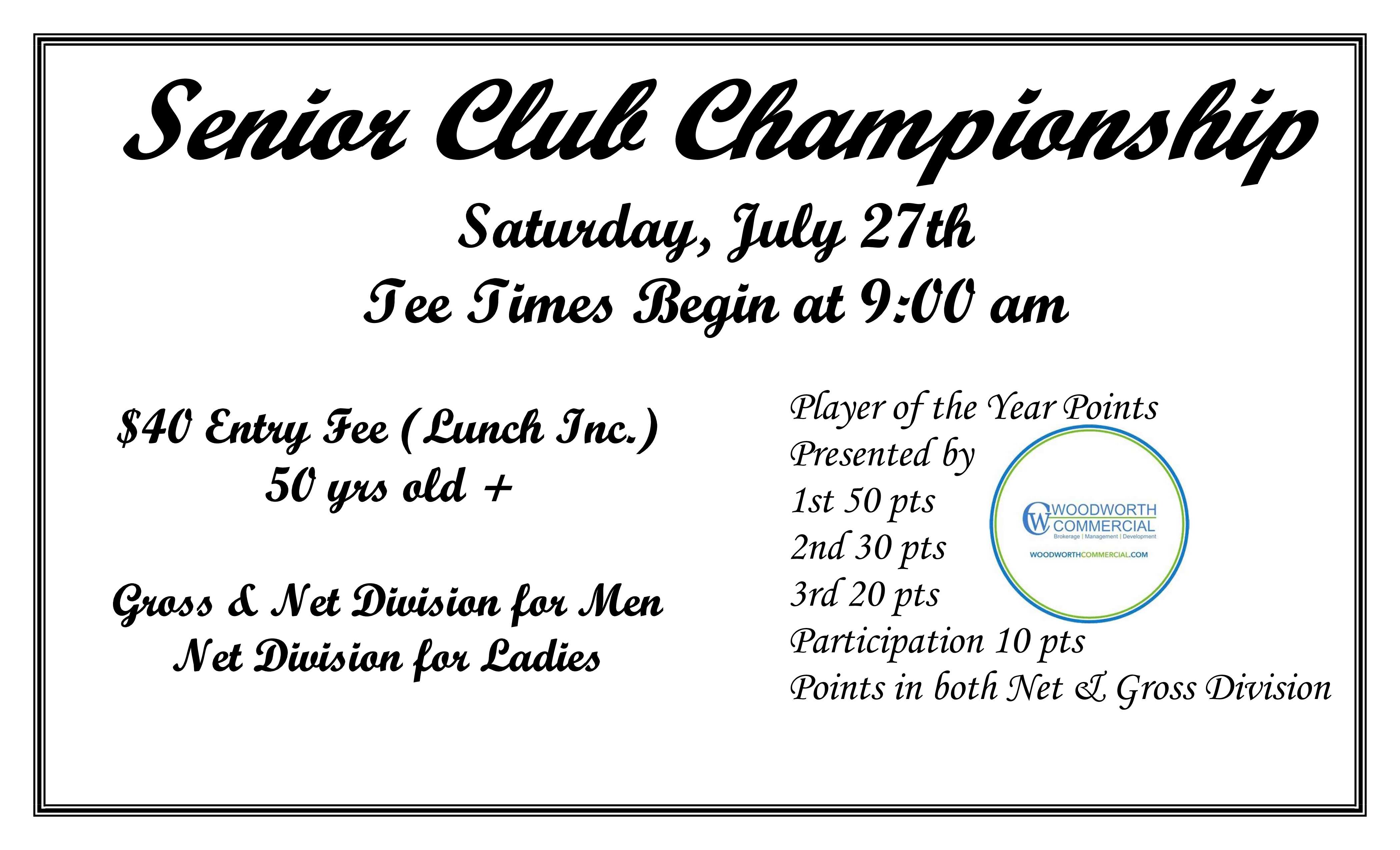 2024 Senior Club Championship