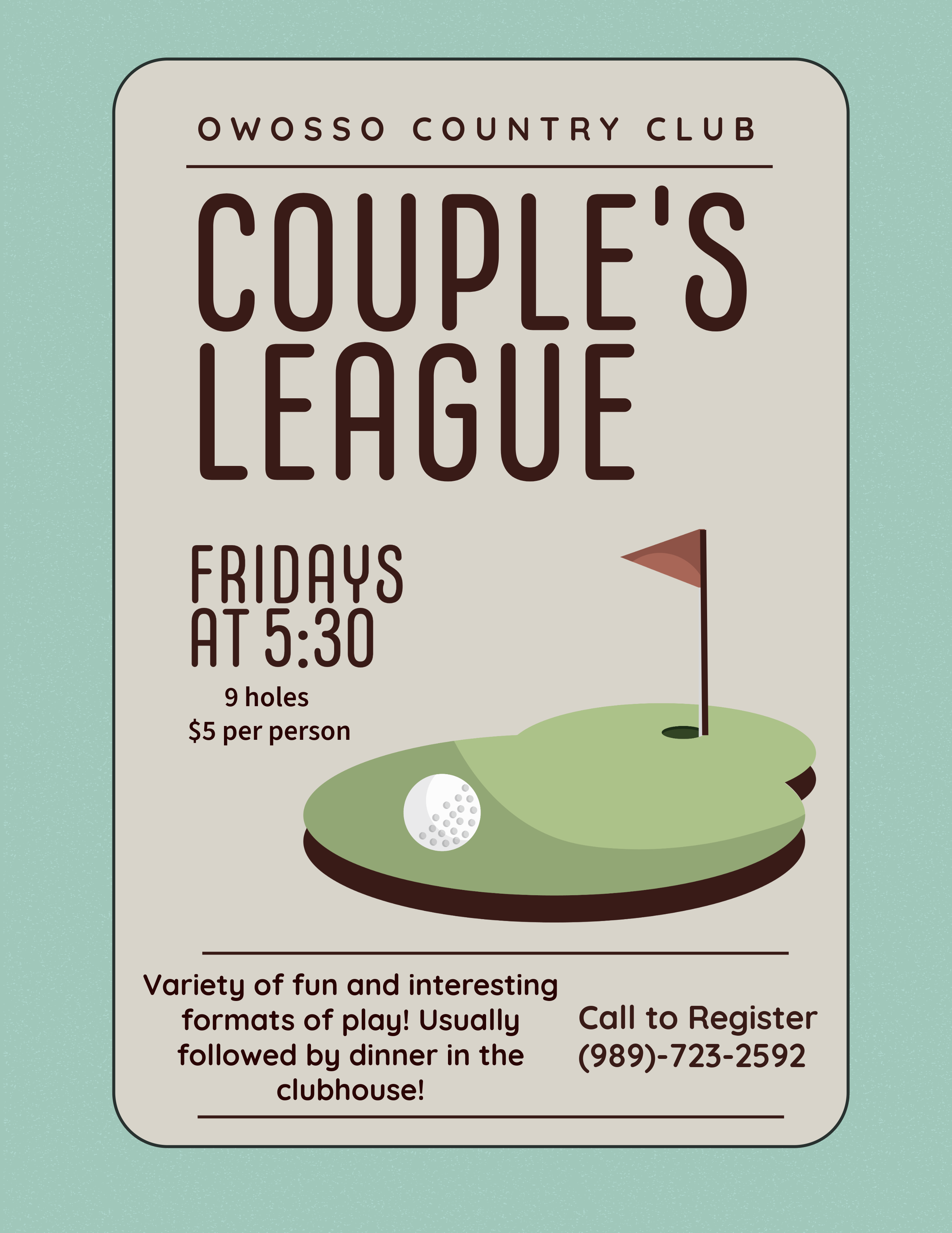 Couples League Flyer